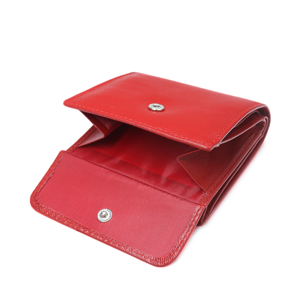 HH Mini Genuine Leather Women's Wallet Small Luxury Female ID Card Holder Wallets Slim Cow Leather Ladies Money Bag Coin Purses