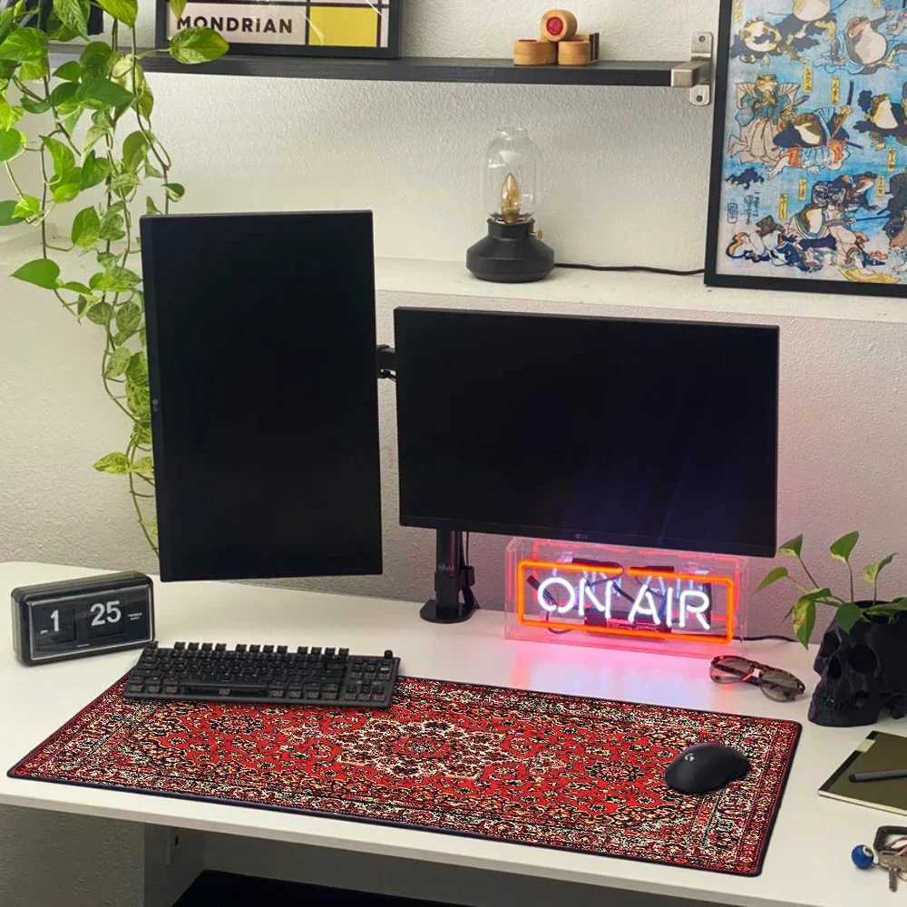 Persian Mouse Pad Large Xxl Big Office Carpet Mouse Mats Gamer Rug Desk Accessories Computer Table Pads Company Speed ExtendedM240802