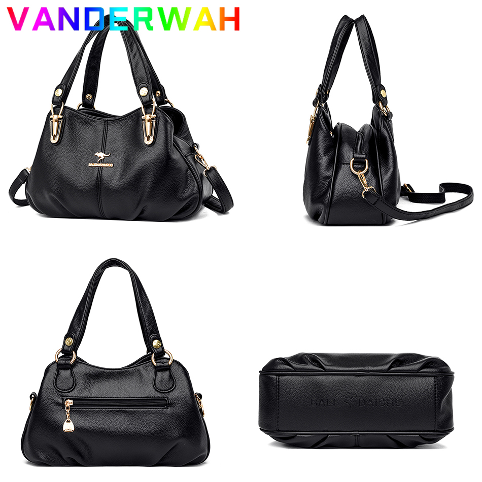 2024 New Soft Leather Messenger Bag Fashion Luxury Handbags Wome's Designer Handbags High Quailty Shoulder Bags Tote Sac A Main