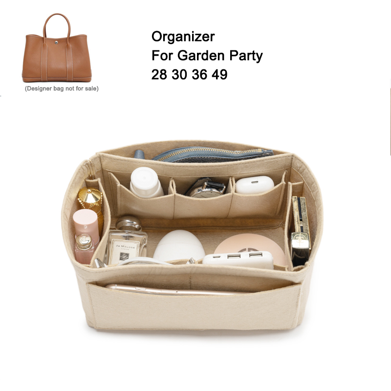 Custom for Her. Garden Party Designer Handbags 28 30 36 49,Purse Organizer Insert,Tote Bag Liner