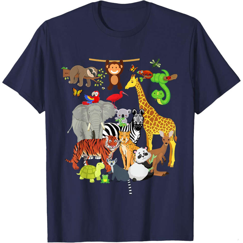 T shirt Mens Wildlife Birthday Party Zoo Day 26 Animals T-Shirt shirts tshirt graphic tee Casual tops summer clothes Short sleeve Free shipping