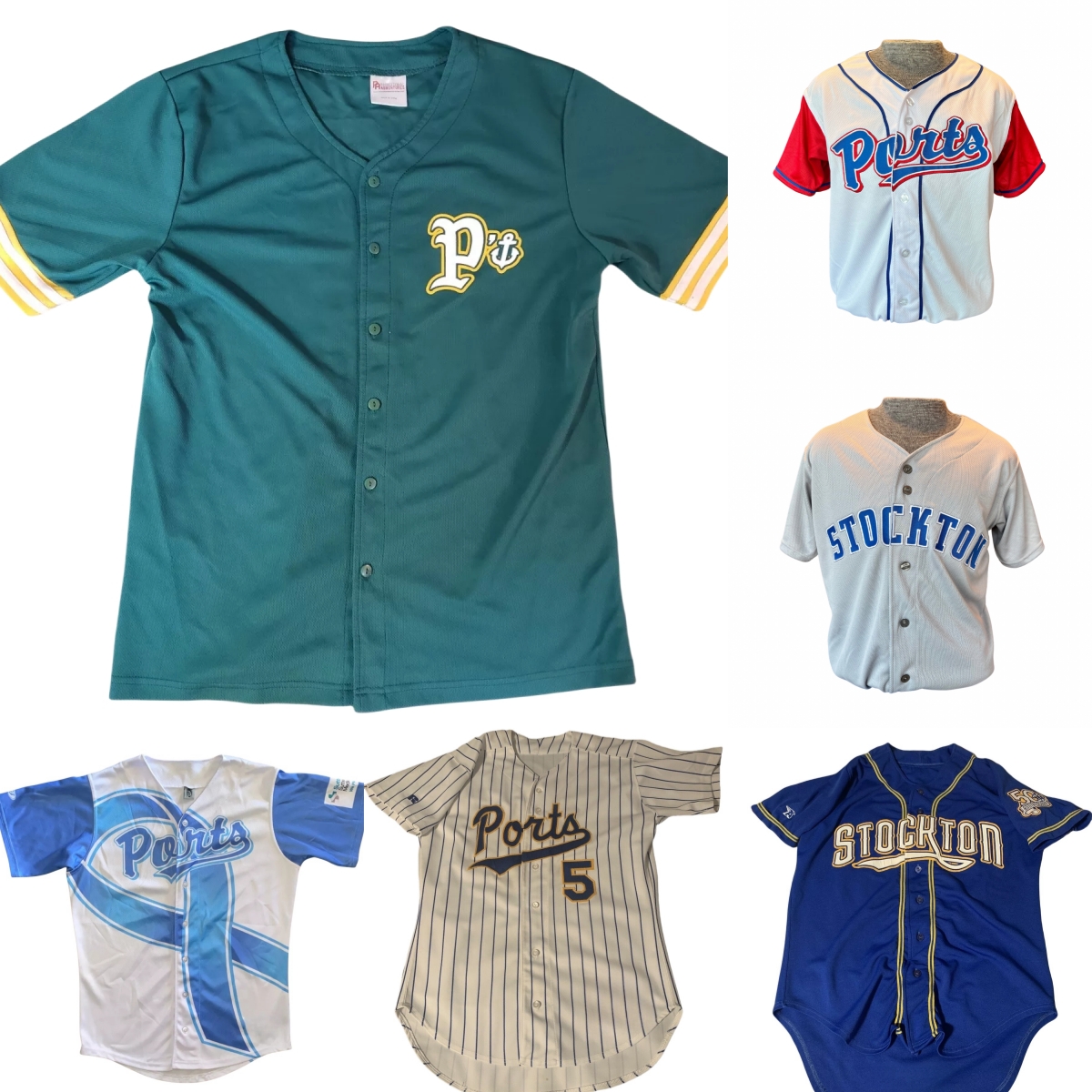 Stockton Ports Baseball Jersey Custom Jersey Any Name Number