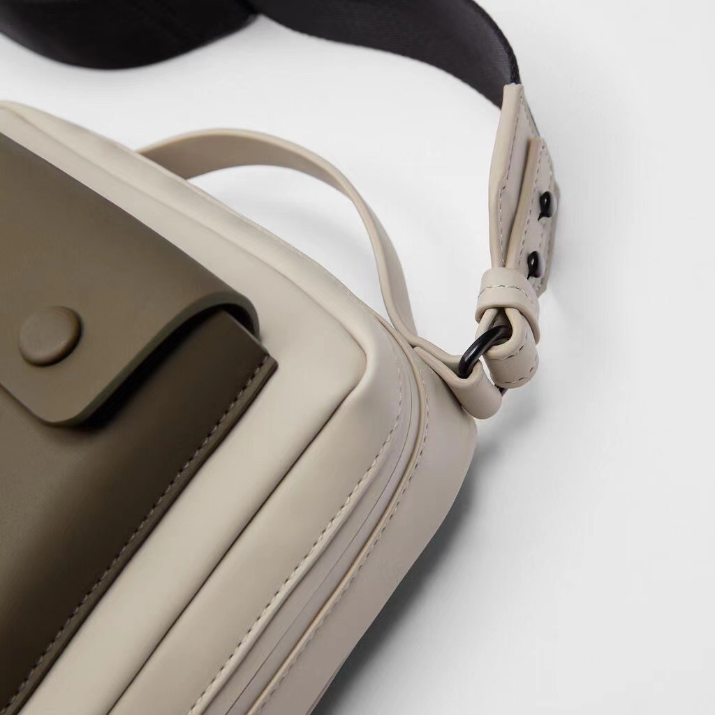 Fashion Patchwork Messenger Bag Luxury Brand Wide Strap Shoulder Crossbody Bags for Women Unisex Handbags and Purses Square Tote
