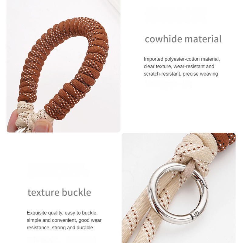 New Nylon Women Braided Rope Shoulder Strap Handle Bag Strap Belt Purse Straps Bag Handle for Mini Evelyn Armpit Bag