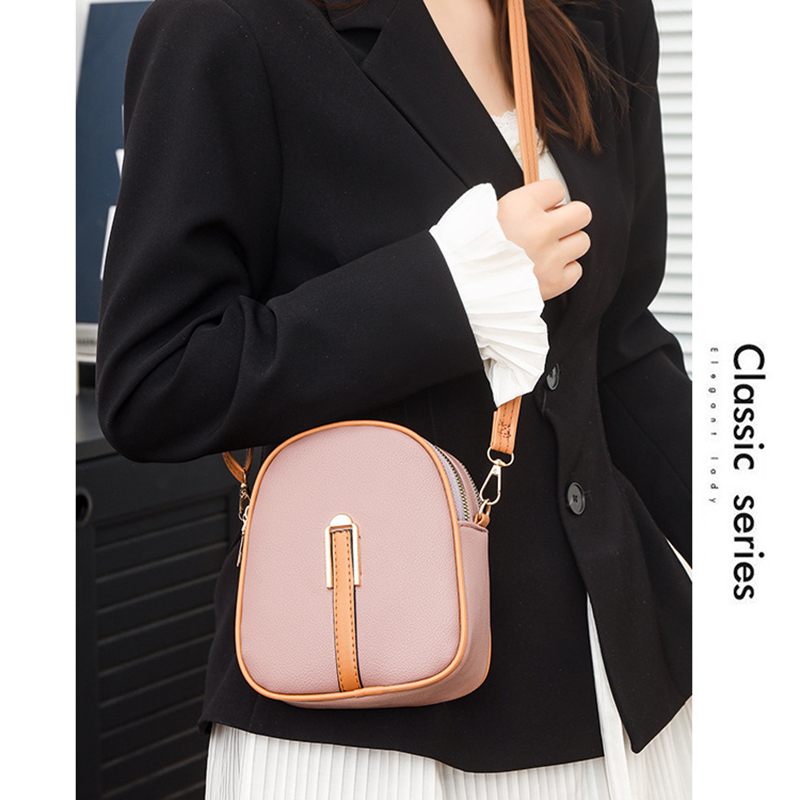 Elegant Litchi Leather Messenger Bag Simple Women Handbag Shoulder Bag Luxury Brand Designer Flap Female Small Crossbody Purse