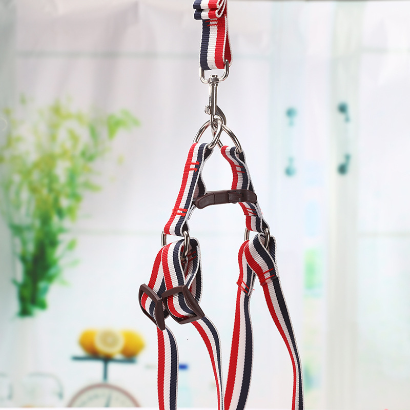 Three color dog chain, dog rope, dog collar cover, pet traction rope, chest strap, back strap