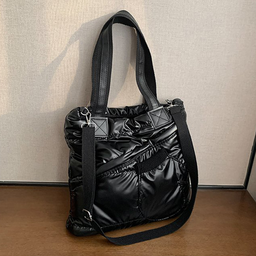 Women's Shoulder Bags Quilted Handbags Large Capacity Winter Fashion Cotton Padded Ladies Totes Female Shoulder Crossbody Bags