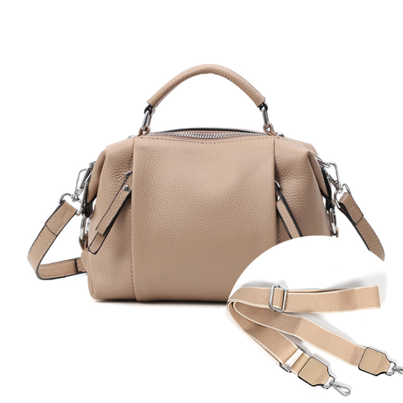 2023 Luxury Women Tote Handbags 100% Genuine Leather Ladies Boston Shoulder Bags High Quality Female Top Handle Messenger Bags
