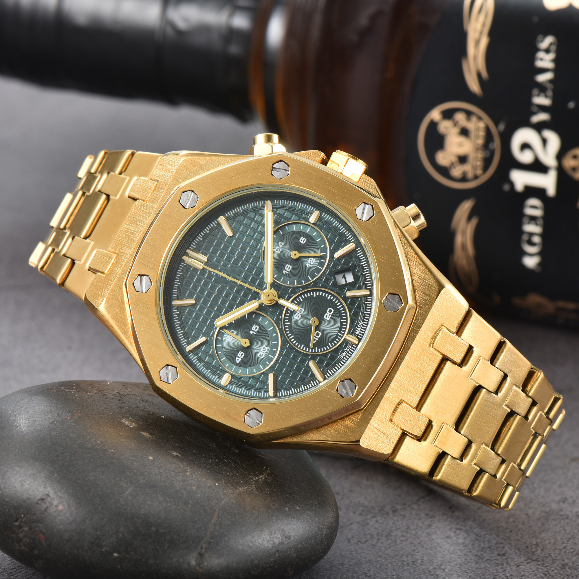 watch watches mens watch automatic watches men deaigner 41mm full stainless steel strap relojes date super menwatch sapphire glass with box