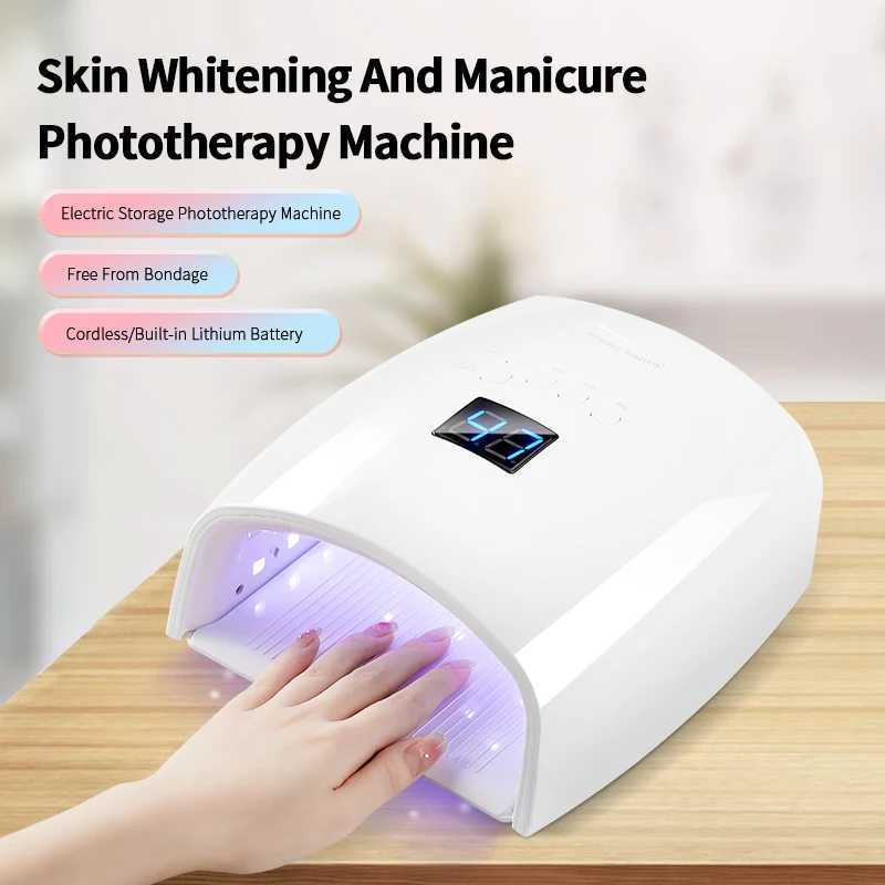 Rechargeable UV LED Lamp for Nails Wireless Gel Polish Nail Dryer Pedicure Manicure Light Cordless LED Nail Lamp For ManicureCL2400806