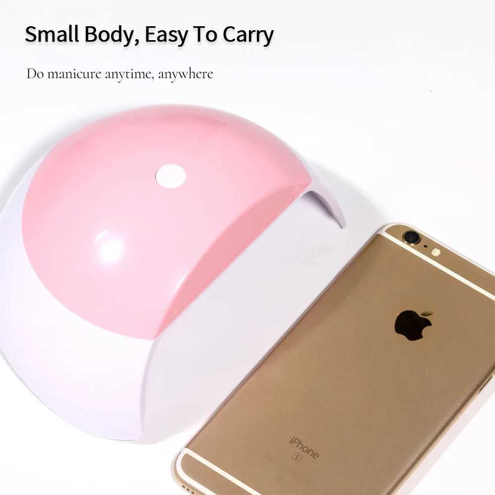LULAA 48W 15 LED Drying Lamp Manicure UV Nail Dryer Curing Gel Nail Polish With USB Smart Timer Sun Light Nail Art ToolsCL2400806