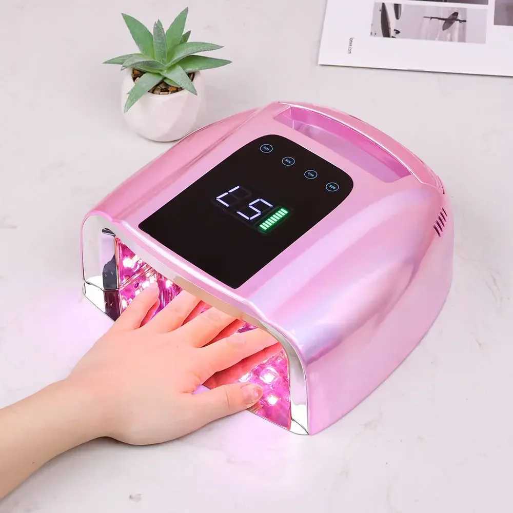 2024 Professional Rechargeable 96W UV LED Portable Cordless UV Light for Nail Lamp Machine Y240801