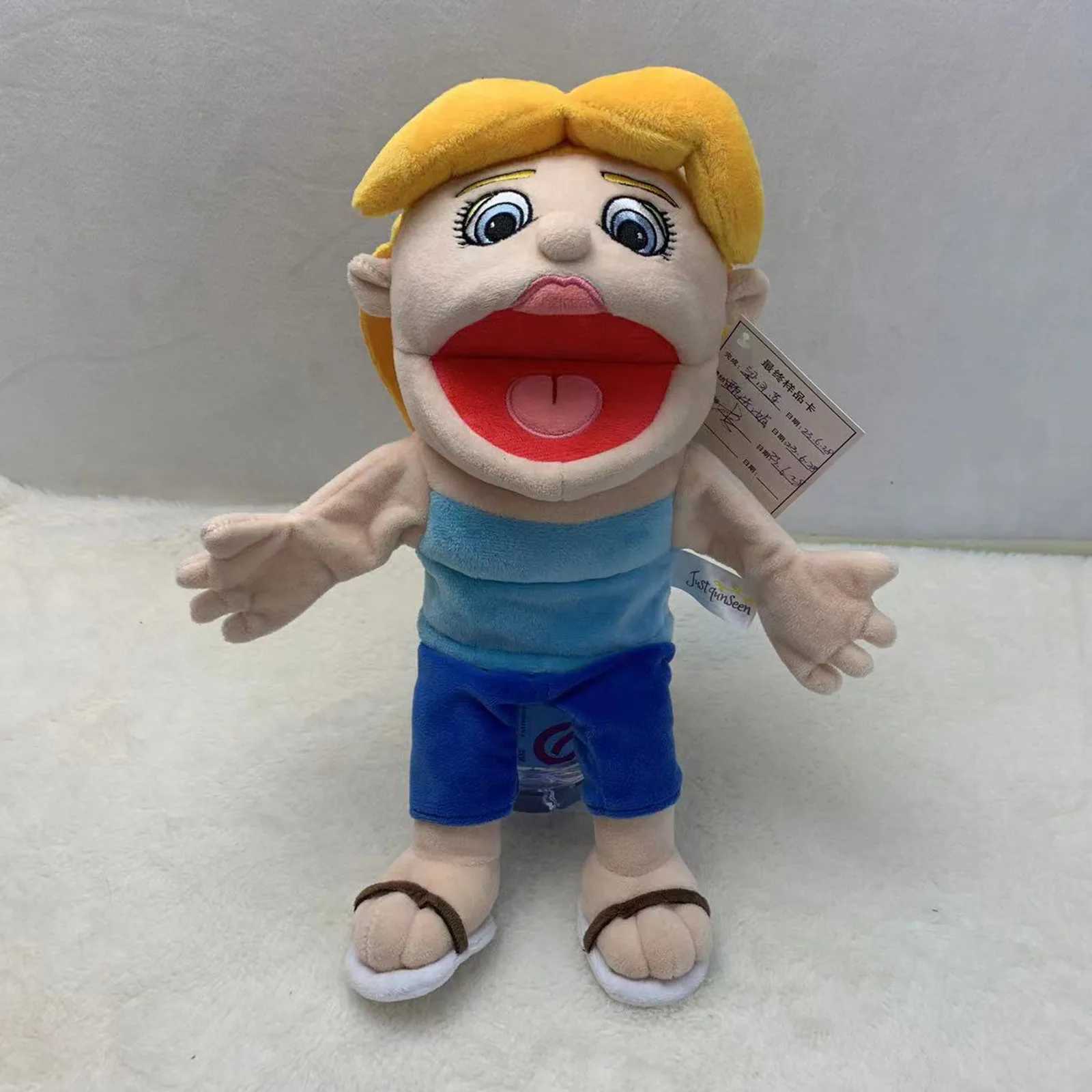 Jeffy Hand Puppet Toy Jeffys Zombie Boy Puppet Brinquedo Kawaii Stuffed Animal Jeffy Puppet Family True Sml Doll Birthday Gift X2501291