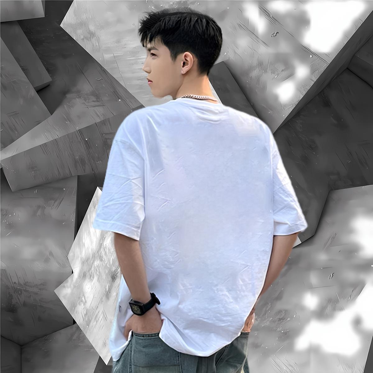 Classic Tshirt for Man Woman pumpkin Summer Casual 230g Cotton Clothes Breathable Soft Loose Fit T Shirt For Man Oversized 4XL