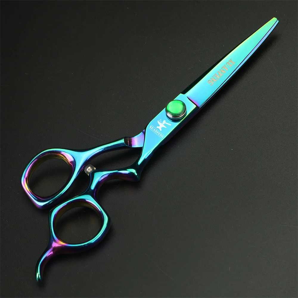New Arrival Aurora Professional Barber 6-inch Japanese 440C Steel Barber Cutting and Slimming Barber Z241213