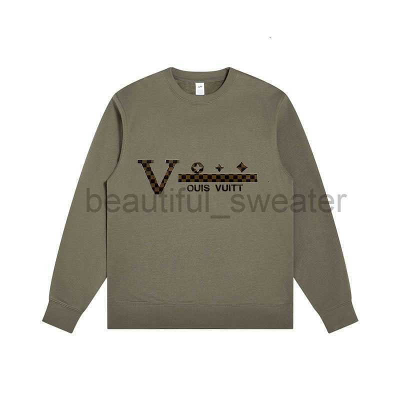 Men's Hoodies designer silver fox plush oversize round neck sweater for male loose shoulder drop solid color lovers man women Hoodies