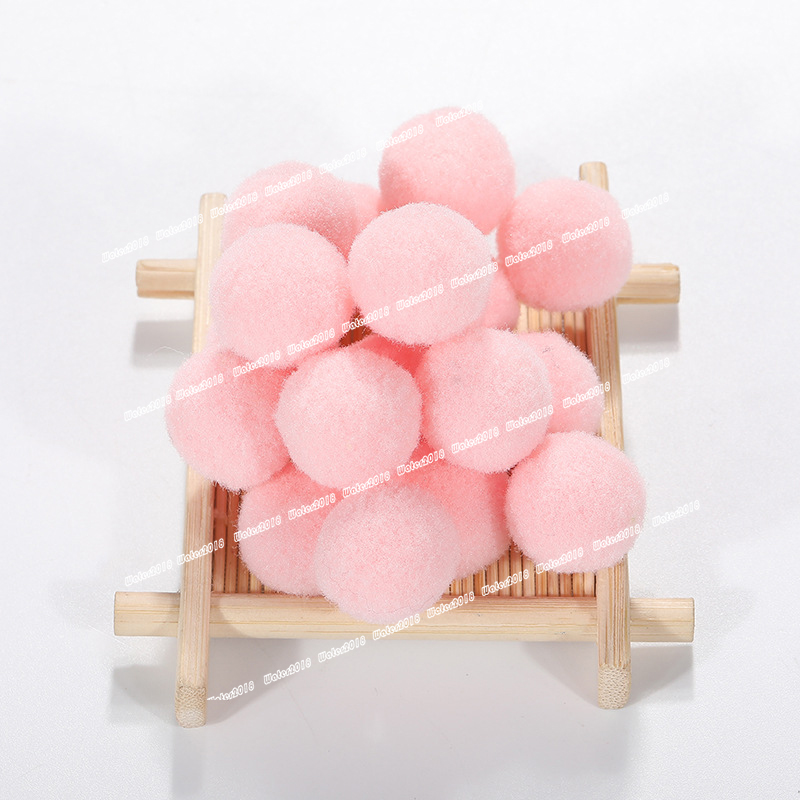 DIY Pompom 8MM 10MM 15MM 20MM 25MM 30MM Soft Pompones Fluffy Plush Crafts Pom Poms Ball Furball