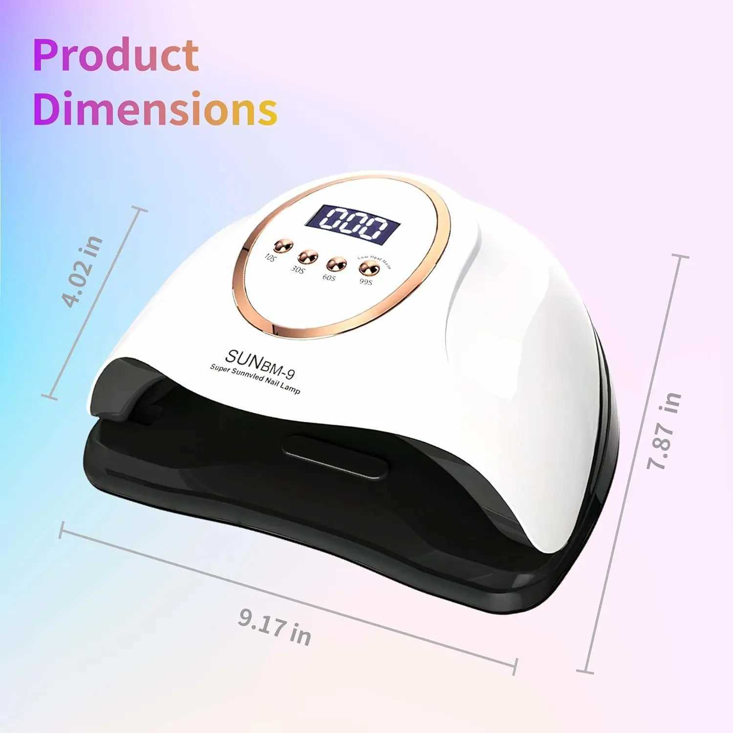 Max UV 66 LEDs Lamp For Nail Dryer Manicure Nail Drying Lamp 66LEDS UV Gel Varnish With LCD Display UV Lamp For Manicure SalonCL2400806
