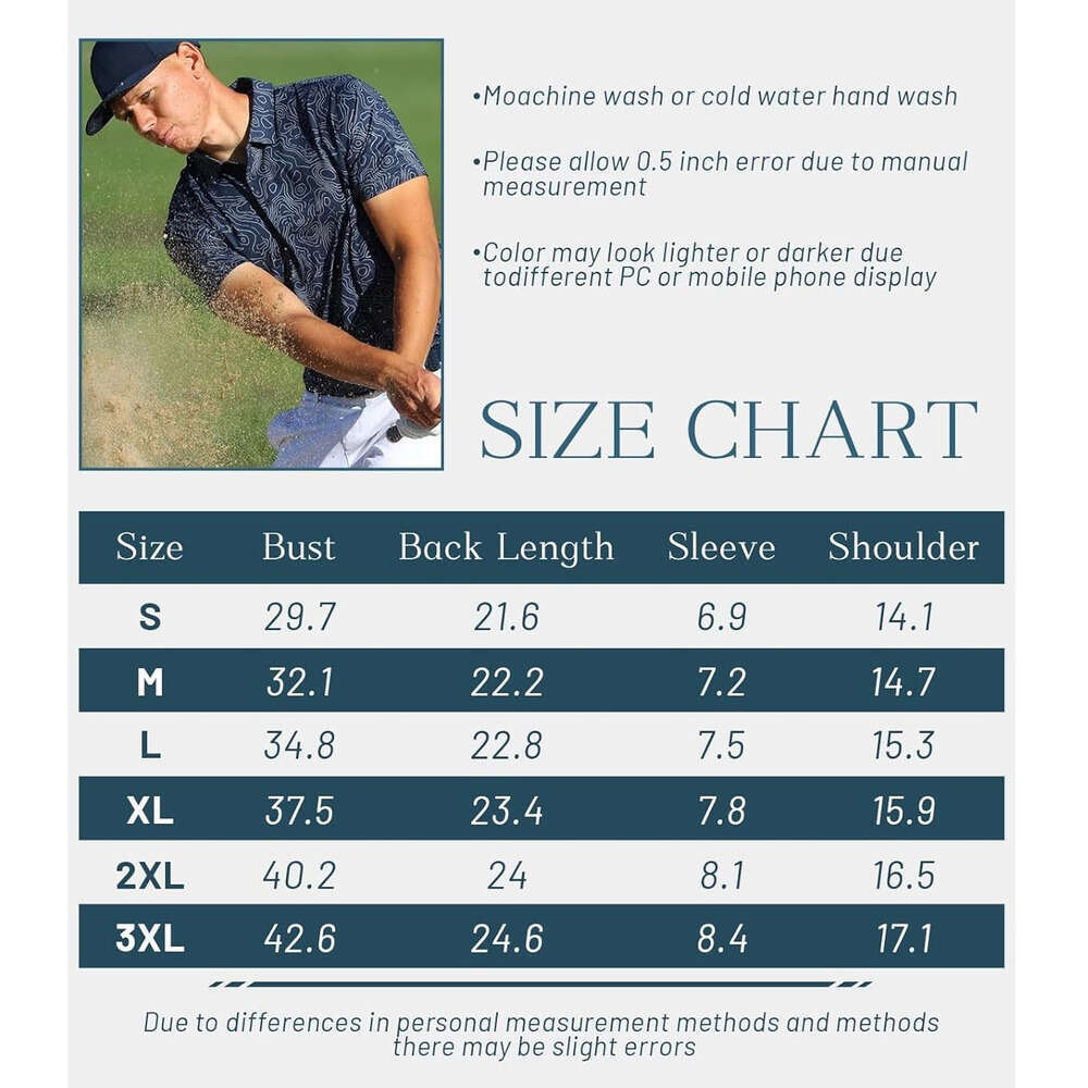 Fashion Mens Polo shirt Printed Mens Sleeve Moisture Wicking Dry Fit Golf Shirts Casual Stylish Polos shirts tshirt Casual tops summer clothes Short s