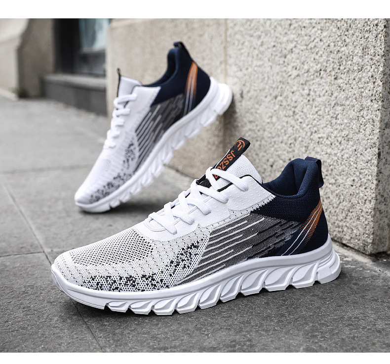 Men's Lace Up Fashionable Running Shoes