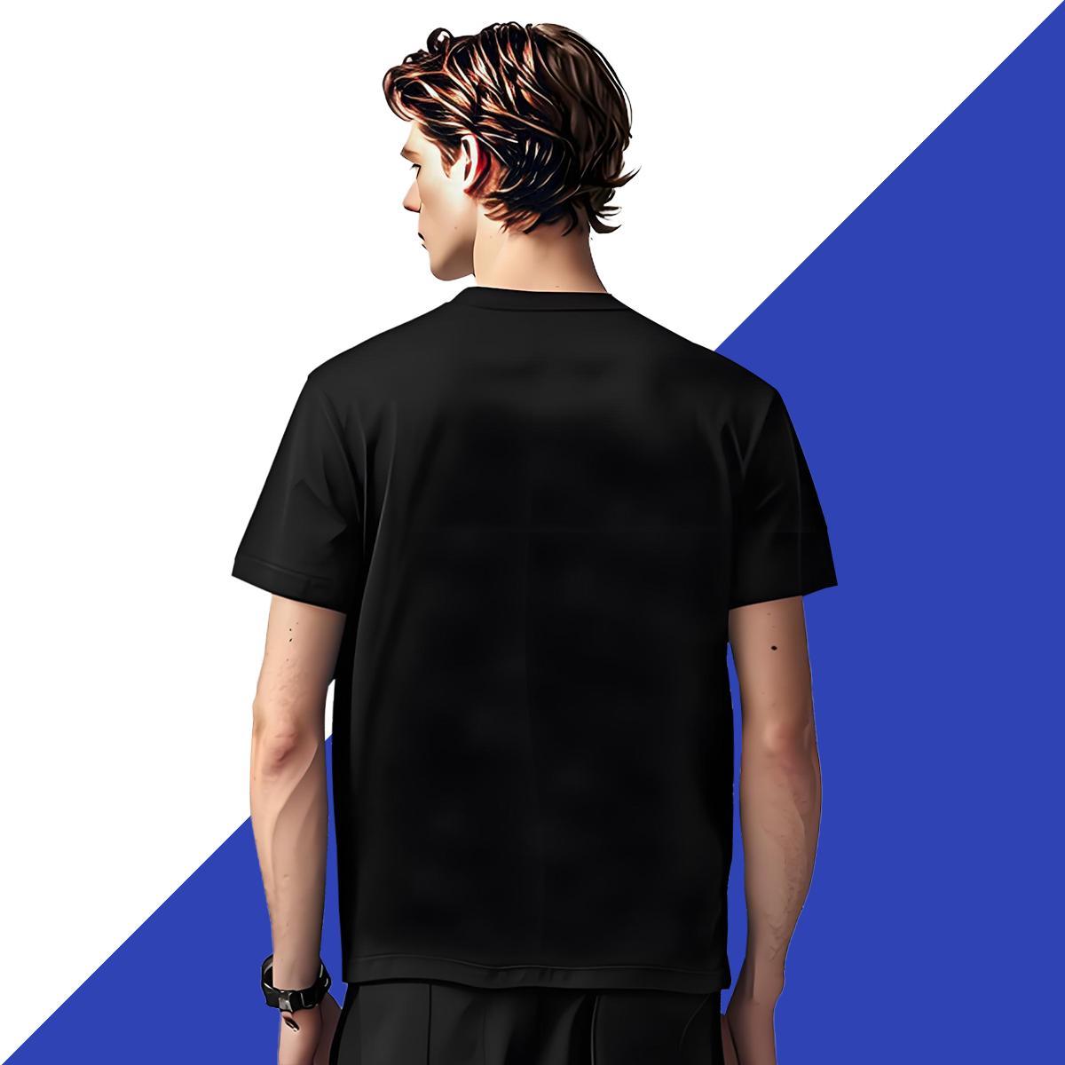 Free Shipping T Shirts Men 100% Cotton 230g cute Hip Hop Tees Breathable Short Sleeve Loose Couples T Shirts Custom Anime