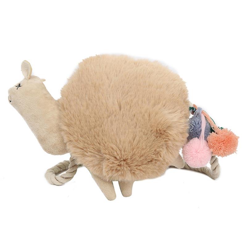 Cute Alpaca Cartoon Plush Shoulder Women Bags Handbags High Quality 2019 New Crossbody Messenger Bags For Women