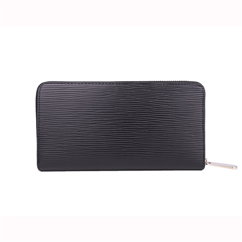 XMESSUN New Genuine Leather Purse for Women 2022 Fashion Cowhide Large Capacity Lizard Pattern Long Wallet Water Ripple Wallet