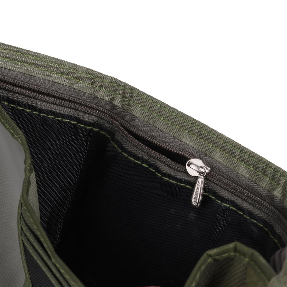 New Men Trifold Wallet Fashion Nylon Canvas Purse Keychain Holder Window Card Holder Pocket Zipper Women Money Bag