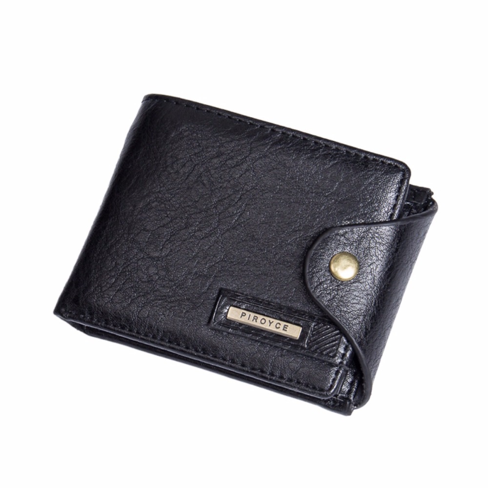 New Men's Small Wallet Vintage Multifunction Purse with Coin Pocket Mini Brand Male PU Leather Card Money Bag Billetera Hombre