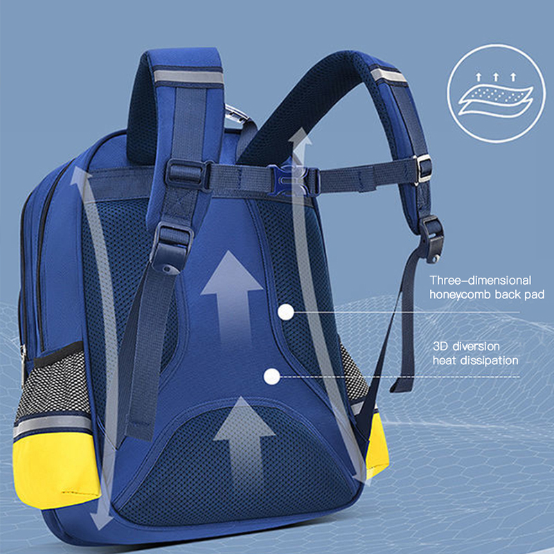 New 3D Kids Backpack Anti-lost Astronauts School bags Waterproof Cartoon Boys Backpack junior high school students' schoolbag