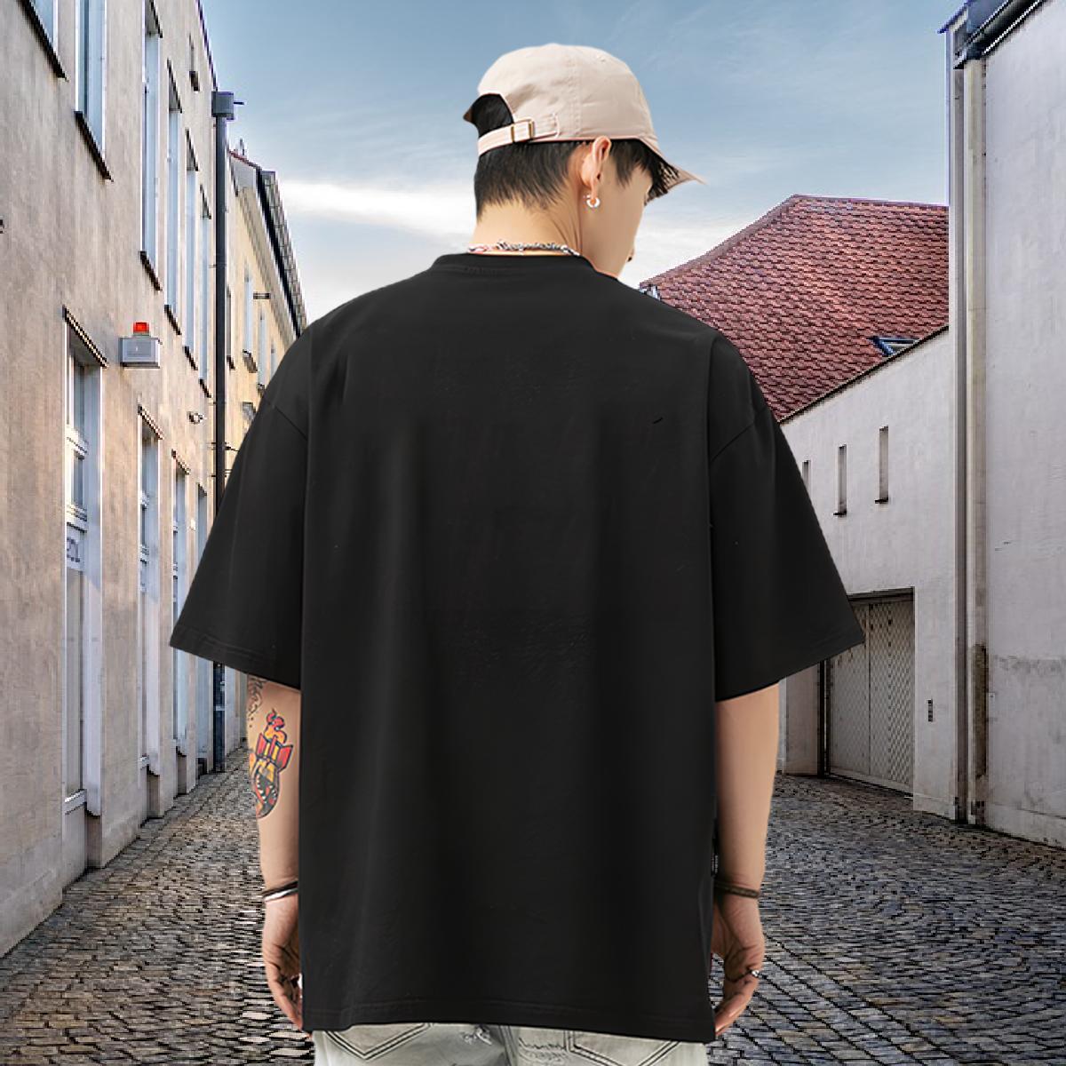 Designer Men Tees sea Hip Hop 230g 100% Cotton Clothes Crew Neck TOP Quality T-Shirts for Men Custom Printing