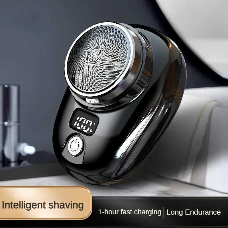 Mini electric travel shaver mens portable pocket shaver beard trimming shaver rechargeable cordless shaver facial shaver W2408025465