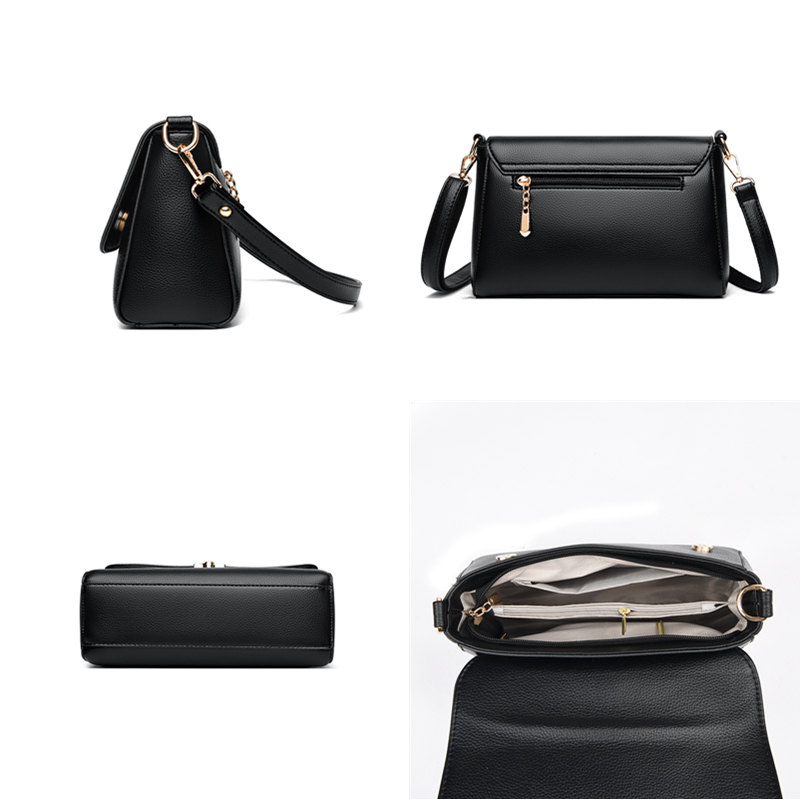 High Quality Leather Messenger Shoulder Bag Fashion Women Handbags for Luxury Female Crossbody Bag Purses Sac A Main femme New