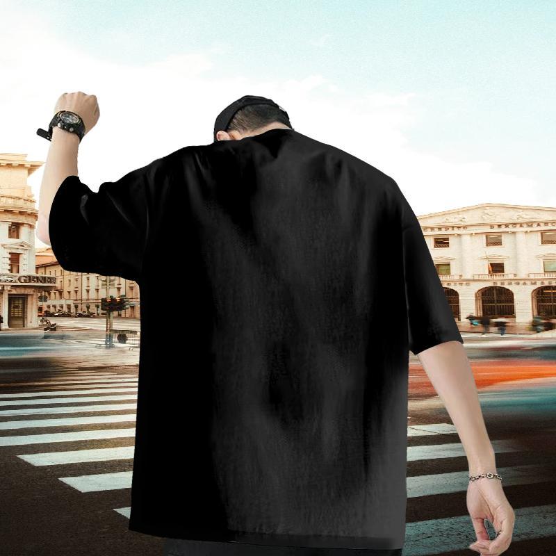 Stylist Men T Shirts 230g 100% Cotton cat Spring Summer Tops Breathable Crew Neck Unisex Tshirts Customized Print