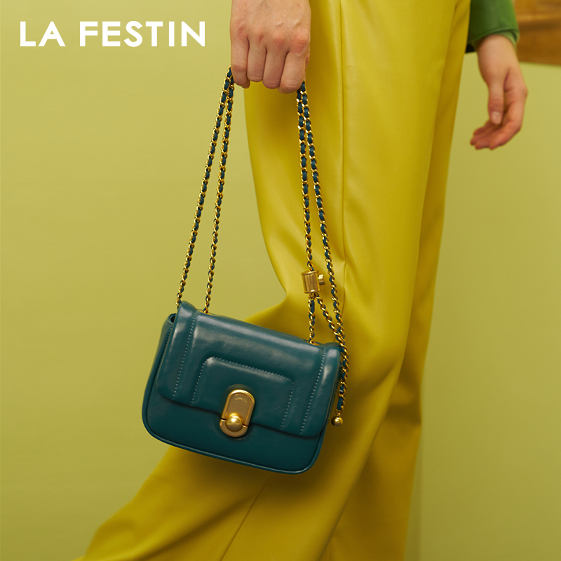 LA FESTIN 2024 new women's bags fashion large-capacity shoulder bag cross-body women's bag high quality