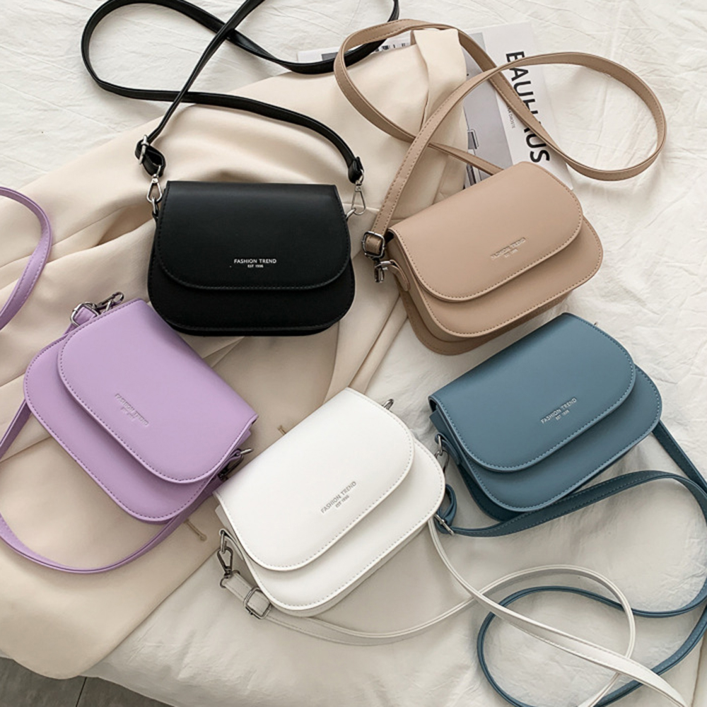 PU Leather Shoulder Bag for Women Underarm Bags Fashion Simple Temperament Flap Handbags Mini Chic Ladies Crossbody Bags 2024