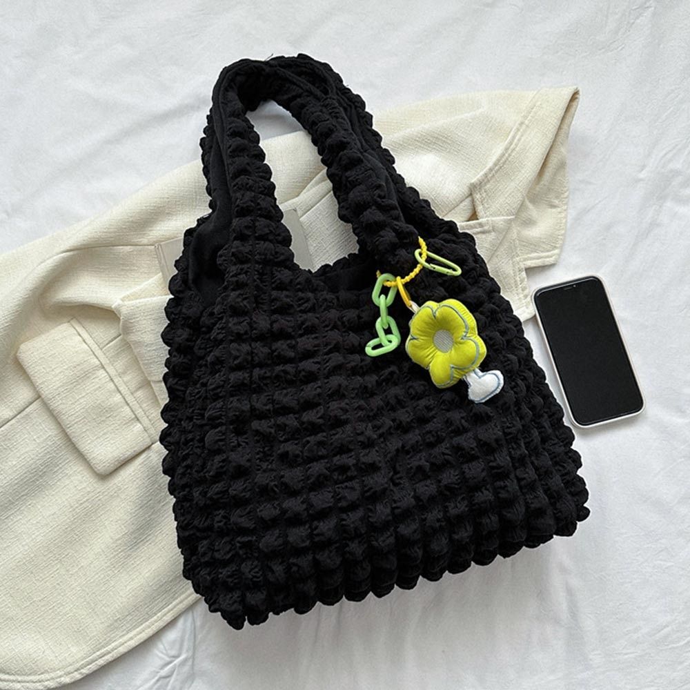 New Women Girls Large Capacity Shoulder Bags Female Tote Bags Underarm Bags Casual Shopping Handbags (Pendants not included)