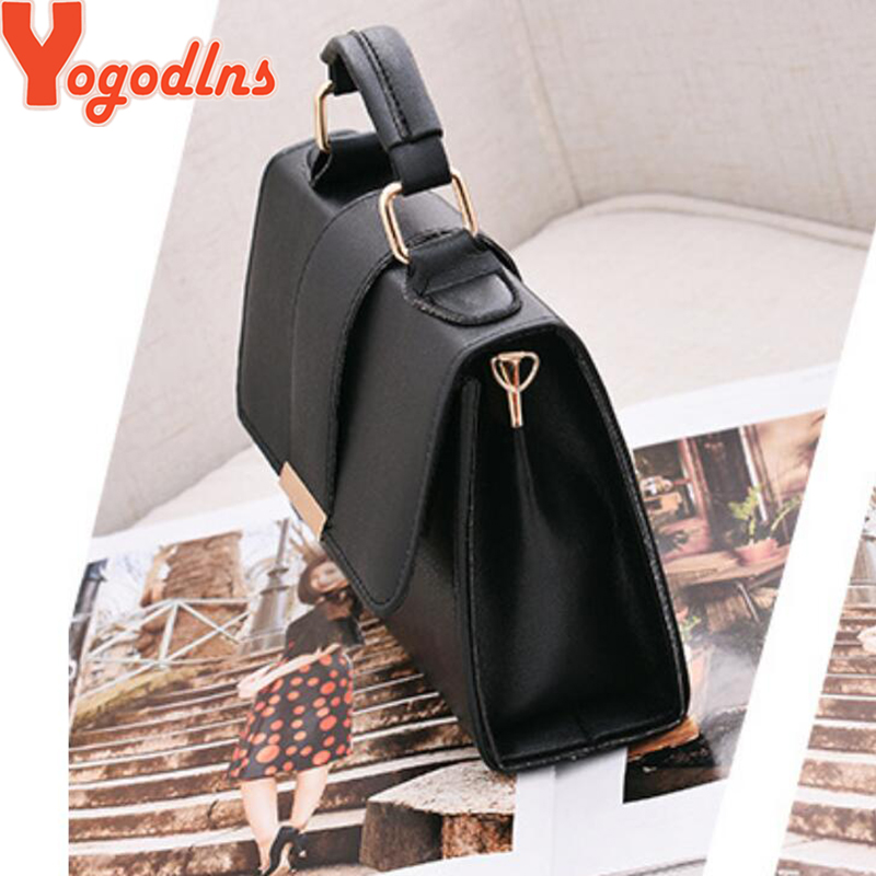 Yogodlns New Summer Fashion Leather Handbags PU Shoulder Bag Small Flap Crossbody Bags for Women Lady Purse