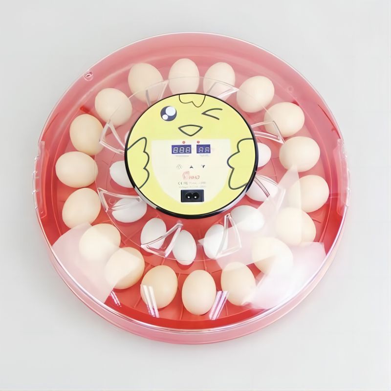 Egg incubator for hatching eggs, automatic temperature control, automatic flipping of eggs, temperature display, humidity display, 30 eggs