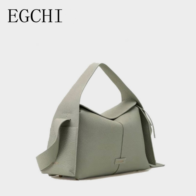 Egchi New Niche Fashion Trend Shoulder Bags Versatile Portable Casual Large Capacity Shoulder Strap Design Women Commuting Bag