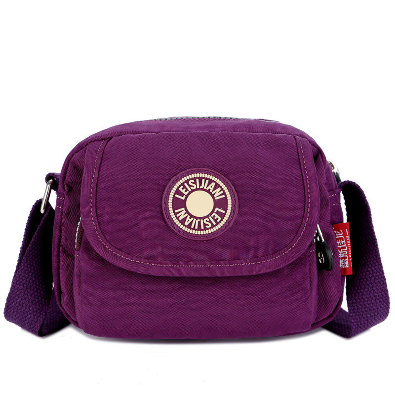2023 Casual Small Square Backpack Women's Bag Wholesale New Ladies Shoulder Small Nylon Cloth Printing Messenger Phone Handbag