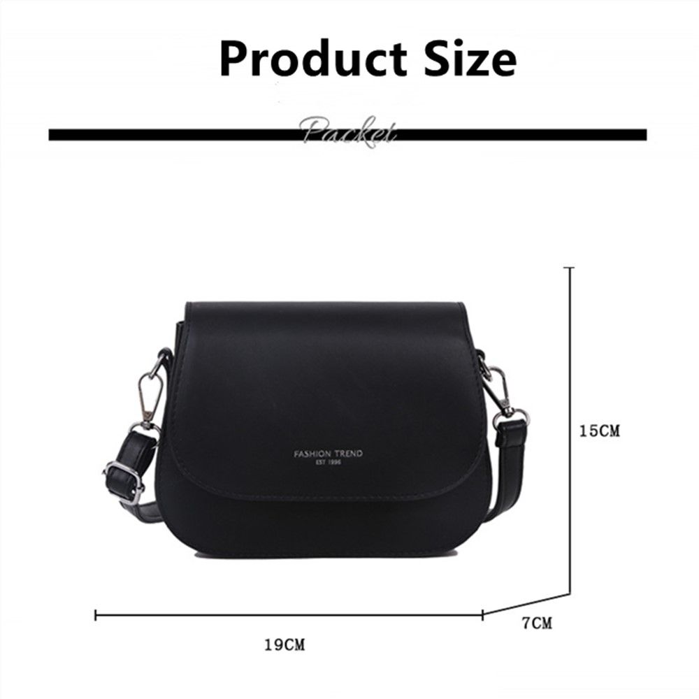 Simple Trend Crossbody Bags for Women Solid Wild Flap Shoulder Bag Lady Designer Small Women's Handbags and Purses New Fashion