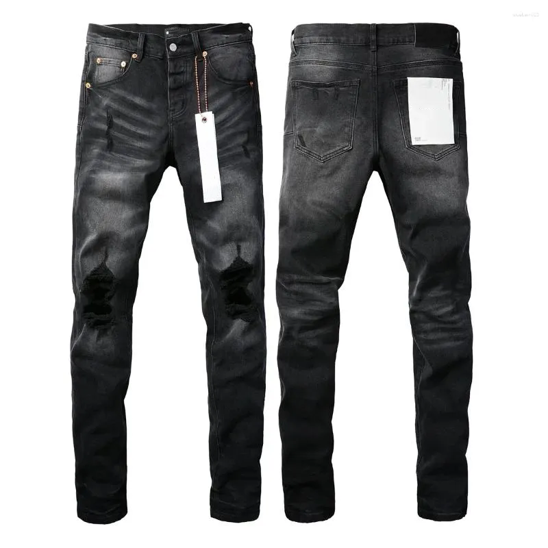 Men's Jeans Design High Street Slim Fit Destroyed Hole Hip Hop Denim Long Pants Streetwear