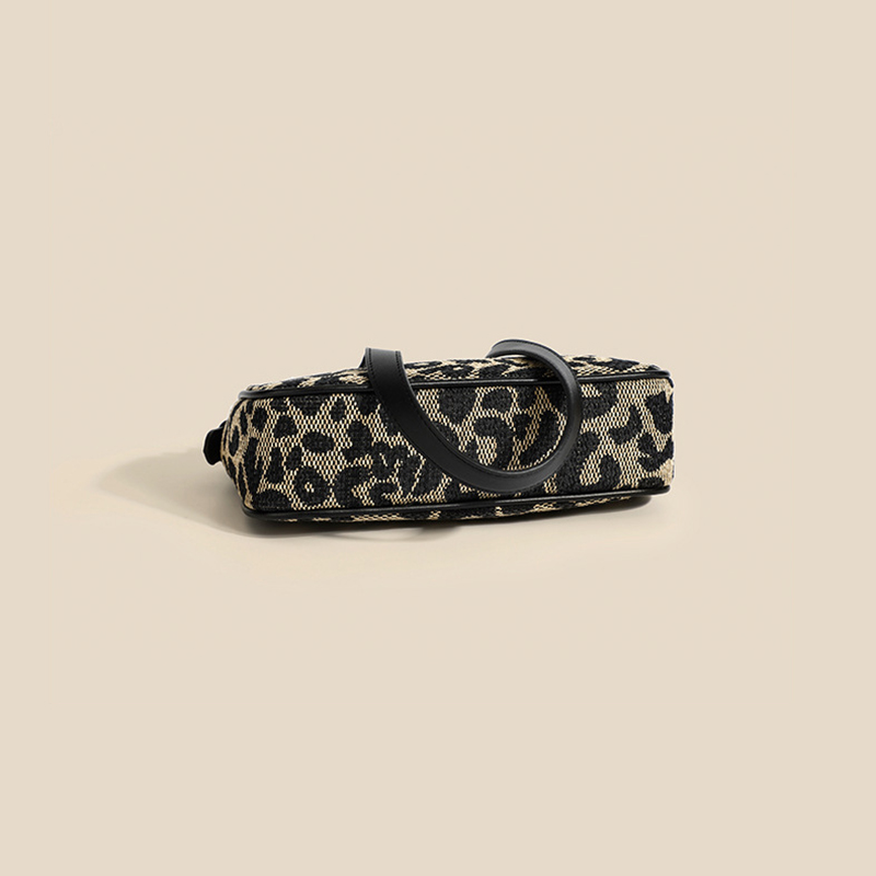 Shoulder Bags Leopard Cheetah Print For Women 2023 New Luxury With Chains Crossbody Small Fashion Black Ladies Clutch Handbags