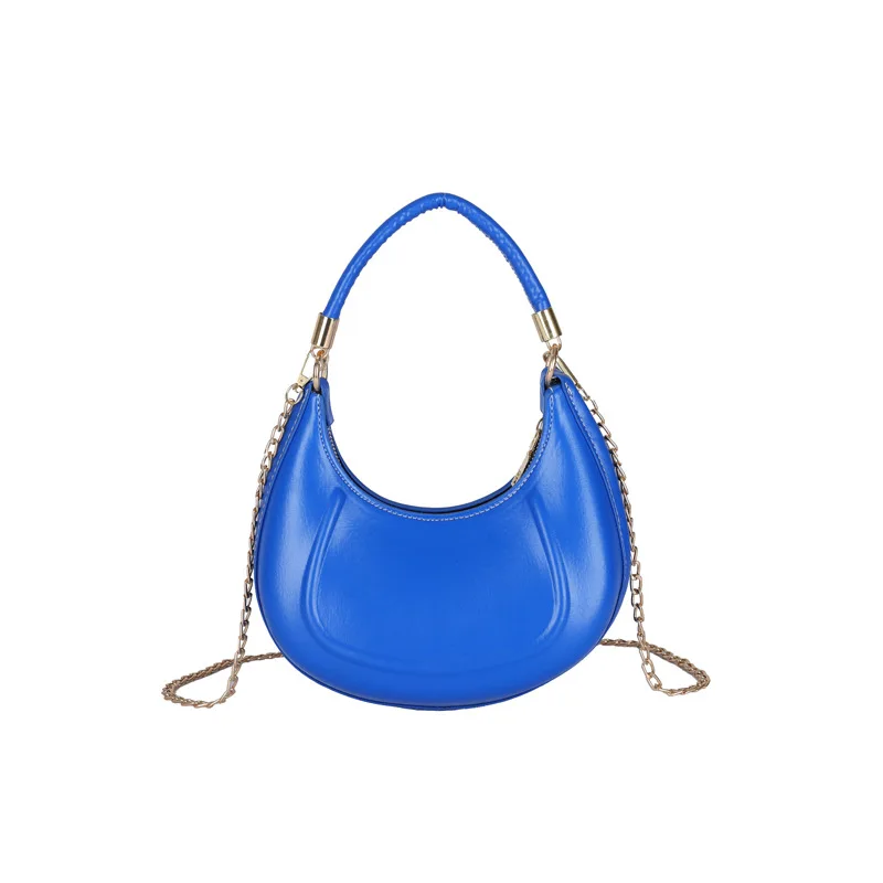 Woman Hobo Bag Luxury Design New Vintage Handbag Leather Clutch Purse Small Shoulder Bags For Woman Chain Crossbody Bags