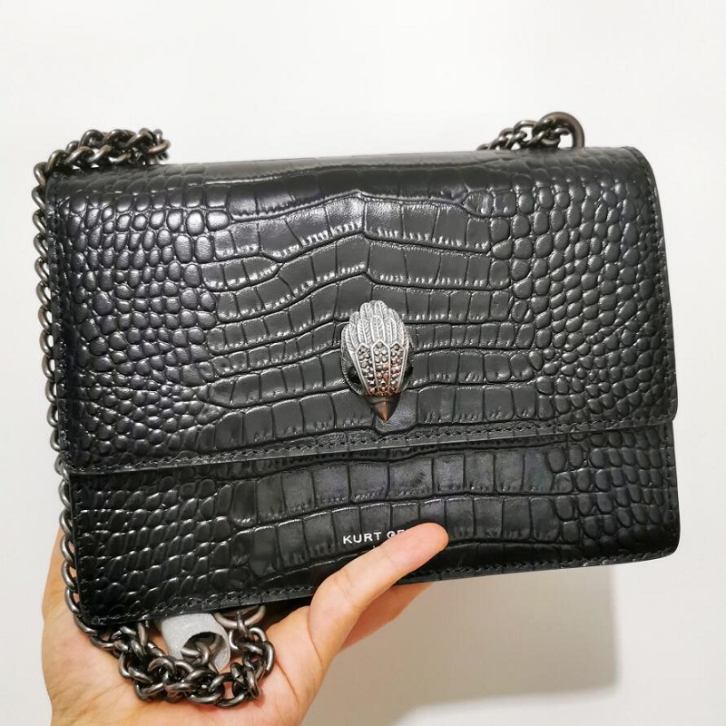 2023 New Luxury Design London Classic style One-shoulder Crossbody Messenger Handbag Small Square Bags Genuine Leather Chain Bag