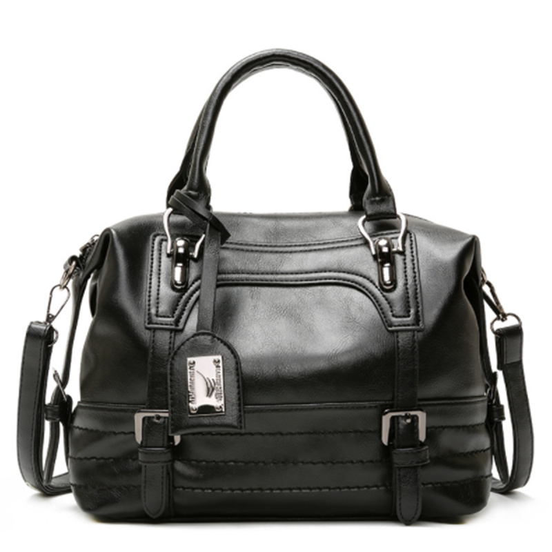 Women Vintage Luxury Handbag Purses Soft Leather Shoulder Bag Designer Female Casual Tote Travel Femme Ladies Hand Bags 2024