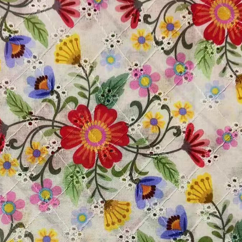 Factory Direct 60S Combed Cotton Woven Embroidery Fabric Digital Printing Clothing Fabrics