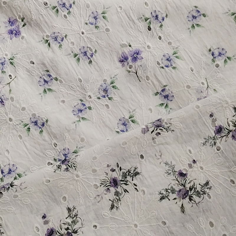 Fabric Factory direct supply 60S combed cotton woven embroidery fabric digital printing fabric garment fabrics