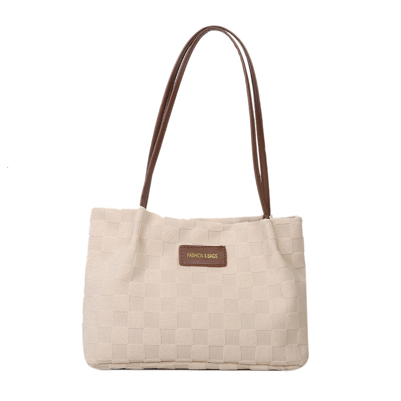Large capacity female 2024 new autumn and winter college student class shoulder armpit bag, crossbody commuting tote bag H82#27 ddmy 5cb1